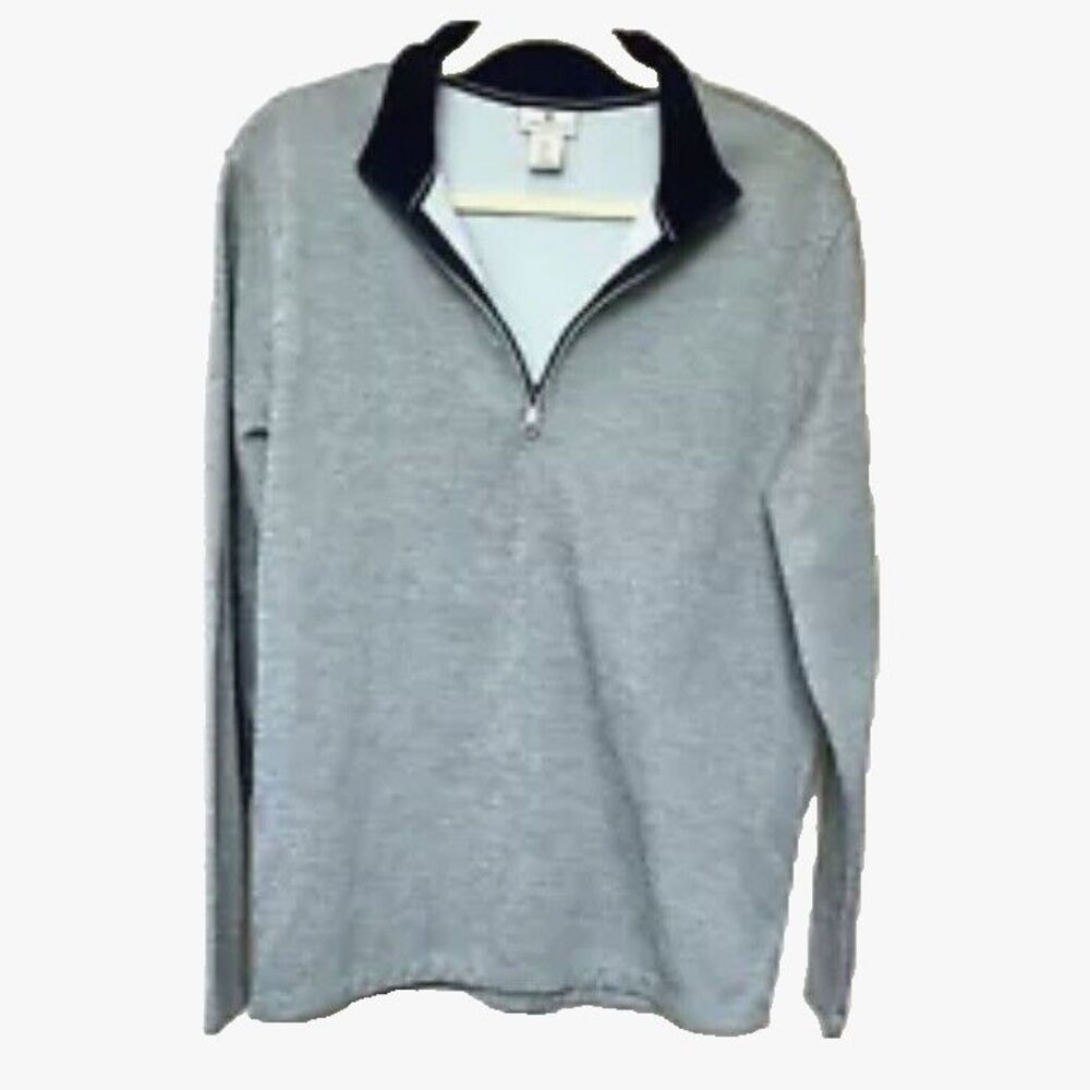 Rorie Whelan Golf Sweatshirt Men’s Large Gray Pullover 1/4 Zip